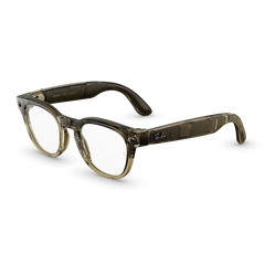 Ray-Ban Meta Scriber Optics (Gen 2), Shiny Transparent Black, Clear Lenses