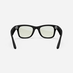 Ray-Ban Meta Wayfarer (Gen 1), Matte Black / Clear to G-15 Green Transitions®, Large