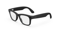Ray-Ban Meta Wayfarer (Gen 2) Large Matte Black Clear Lenses