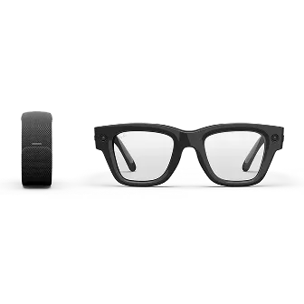 Meta Ray-Ban Display (Large, Shiny Black, Transitions)