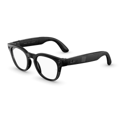 Ray-Ban Meta Scriber Optics (Gen 2), Shiny Transparent Black, Clear Lenses