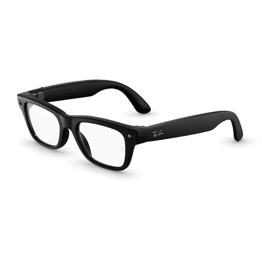 Ray-Ban Meta Blayzer Optics (Gen 2), Large Havana, Clear Lenses