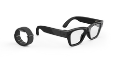 Meta Ray-Ban Display (Large, Shiny Black, Transitions)