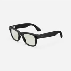 Ray-Ban Meta Wayfarer (Gen 1), Matte Black / Clear to G-15 Green Transitions®, Large